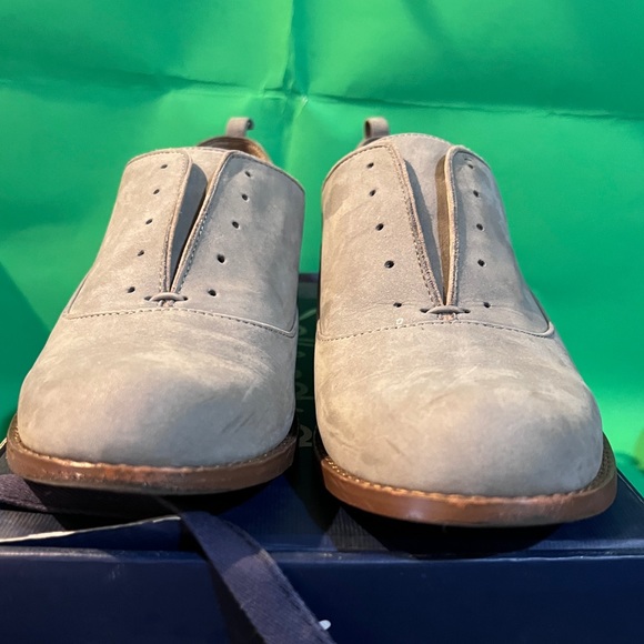 Splendid Gray Leather No Tie Slip on Oxfords size 9 - Picture 16 of 16